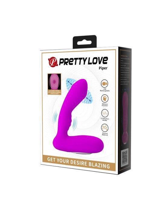 Масажер простати - Pretty Love Piper Prostate Stuimulator Purple Масажер простати - Pretty Love Piper Prostate Stuimulator Purple