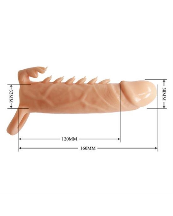 Насадка на член - Pretty Love Emmitt Penis Sleeve Flesh Насадка на член - Pretty Love Emmitt Penis Sleeve Flesh