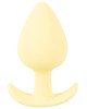 Анальна пробка - Cuties Mini Butt Plug Yellow Анальна пробка - Cuties Mini Butt Plug Yellow