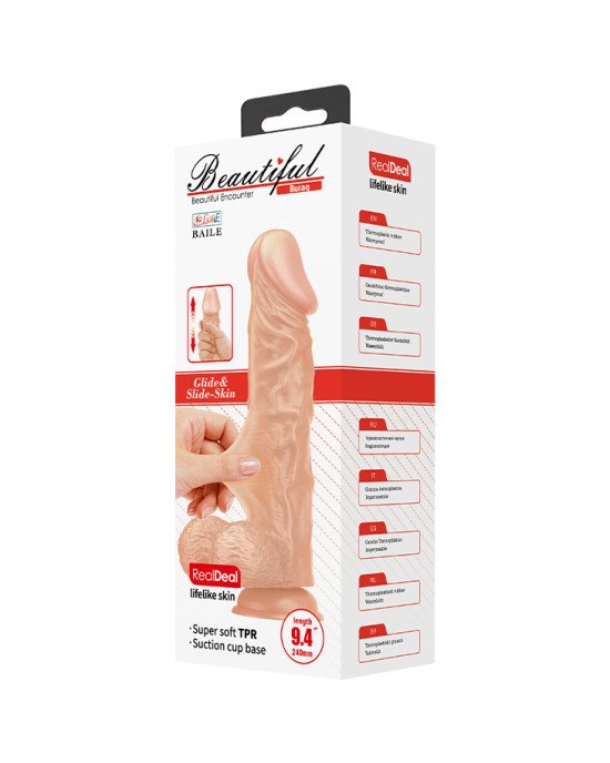 Фалоімітатор - Beautiful Encounter Buraq Dildo Flesh Фалоімітатор - Beautiful Encounter Buraq Dildo Flesh