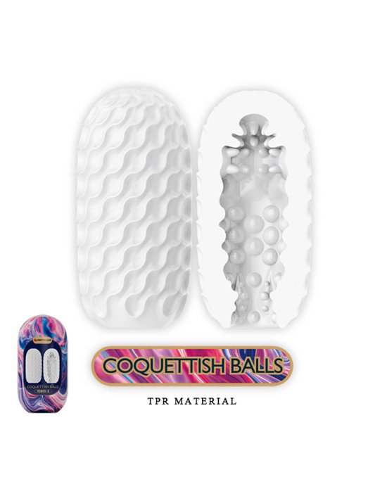 Мастурбатор - Pretty Love Coquettish Balls Venus X Egg Pink Мастурбатор - Pretty Love Coquettish Balls Venus X Egg Pink