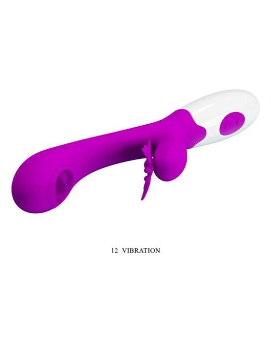 Вібратор - Pretty Love Moth Clitoris Vibrator Purple Вібратор - Pretty Love Moth Clitoris Vibrator Purple