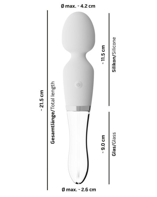 Вібратор - Liaison Wand LED Vibrator Вібратор - Liaison Wand LED Vibrator