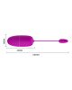 Віброяйце - Pretty Love Nymph Vibrating Egg Purple (App) Віброяйце - Pretty Love Nymph Vibrating Egg Purple (App)
