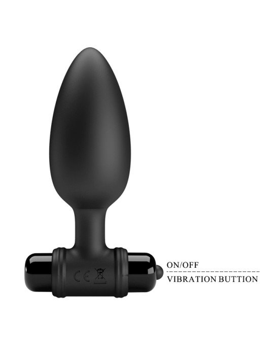 Анальна пробка - Pretty Love Vibra Butt Plug II Black Анальна пробка - Pretty Love Vibra Butt Plug II Black