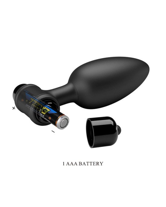 Анальна пробка - Pretty Love Vibra Butt Plug II Black Анальна пробка - Pretty Love Vibra Butt Plug II Black