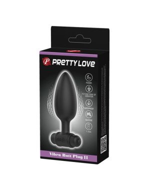 Анальна пробка - Pretty Love Vibra Butt Plug II Black Анальна пробка - Pretty Love Vibra Butt Plug II Black