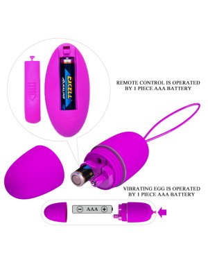Віброяйце - Pretty Love Selkie Vibrating Egg Purple Віброяйце - Pretty Love Selkie Vibrating Egg Purple
