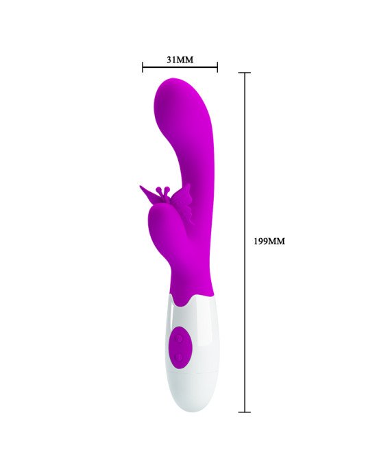 Вібратор - Pretty Love Butterfly Kiss Vibrator Purple Вібратор - Pretty Love Butterfly Kiss Vibrator Purple