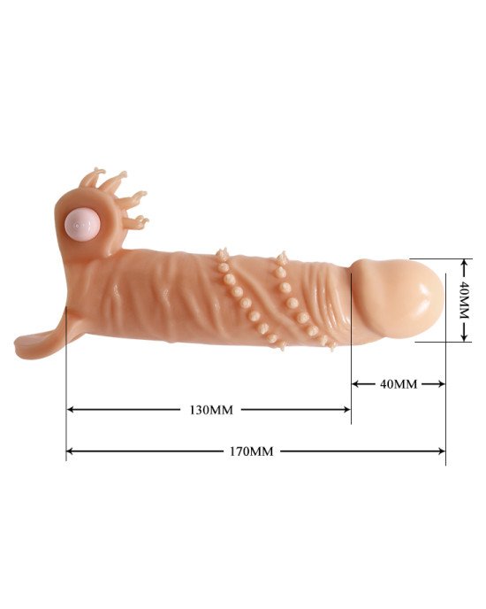 Насадка на член - Pretty Love Connor Vibrating Penis Sleeve Flesh Насадка на член - Pretty Love Connor Vibrating Penis Sleeve Flesh