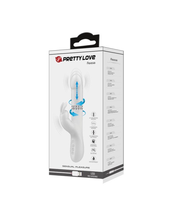 Вібратор - Pretty Love Reese Vibrator White Вібратор - Pretty Love Reese Vibrator White