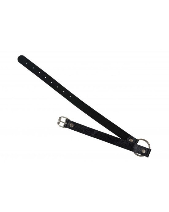 Кляп Leather O-Ring Gag, Black Кляп Leather O-Ring Gag, Black