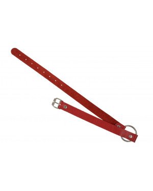 Кляп Leather O-Ring Gag, Red