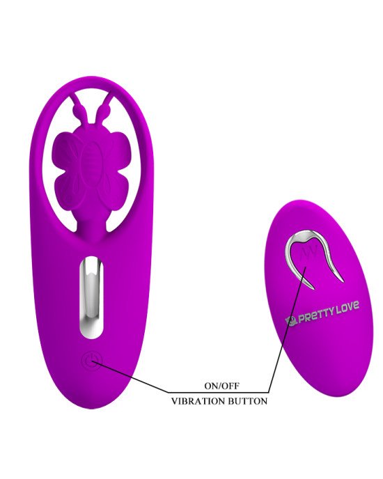 Кліторальний стимулятор - Pretty Love Dancing Butterfly Stimulator Purple Кліторальний стимулятор - Pretty Love Dancing Butterfly Stimulator Purple