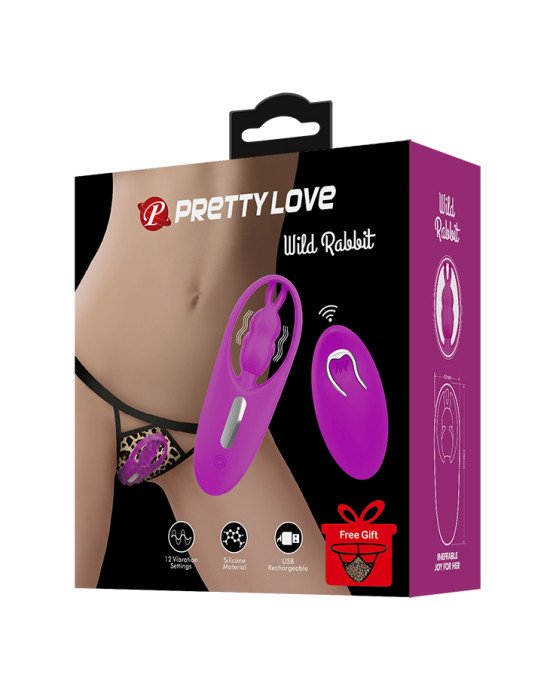 Вібратор - Pretty Love Wild Rabbit Stimulator Purple Вібратор - Pretty Love Wild Rabbit Stimulator Purple