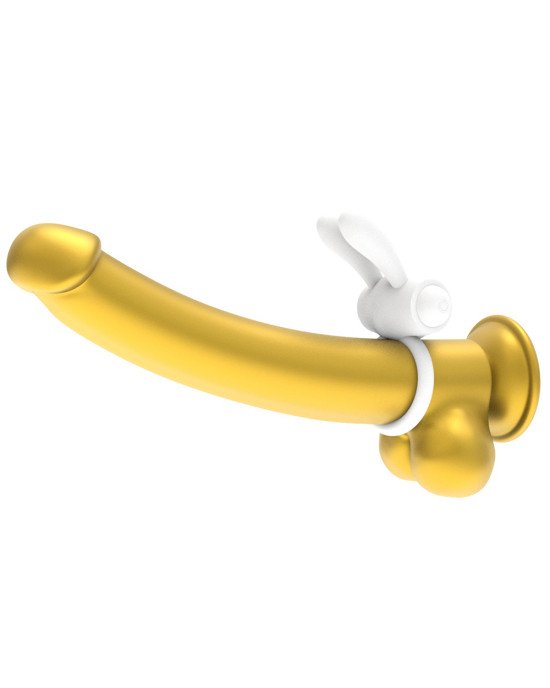 Ерекційне кільце - Power Clit Cockring Rabbit White