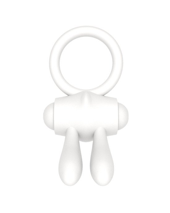 Ерекційне кільце - Power Clit Cockring Rabbit White