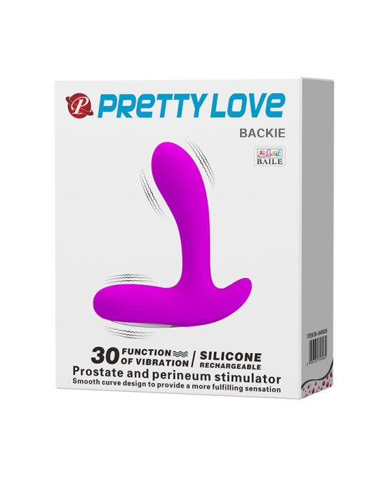 Вібростимулятор - Pretty Love Backie Prostata Stimulator Pink