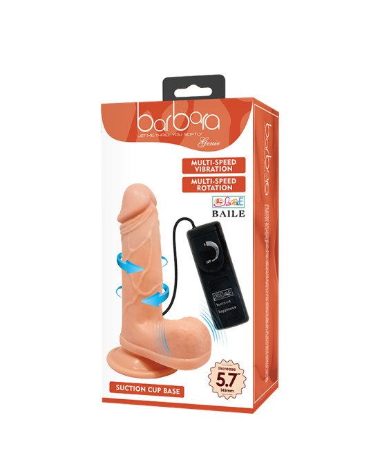 Вібратор - Barbara Genie Vibrator Flesh, 14,5 см