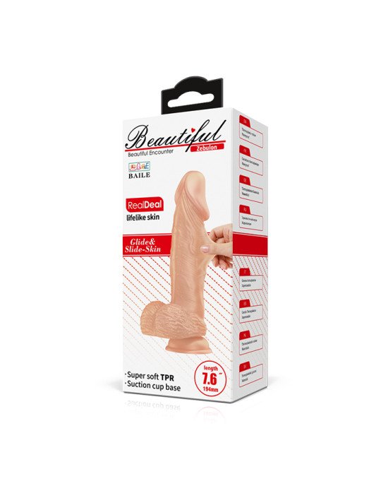 Фалоімітатор - Beautiful Encounter Zebulon Dildo Flesh Фалоімітатор - Beautiful Encounter Zebulon Dildo Flesh
