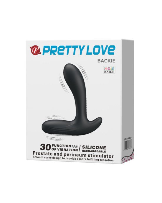 Масажер простати - Pretty Love Beckie Prostate Stimulator Black Масажер простати - Pretty Love Beckie Prostate Stimulator Black