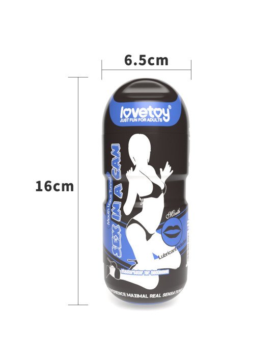 Мастурбатор - Sex In A Can Mouth Lotus Tunnel Vibrating Мастурбатор - Sex In A Can Mouth Lotus Tunnel Vibrating