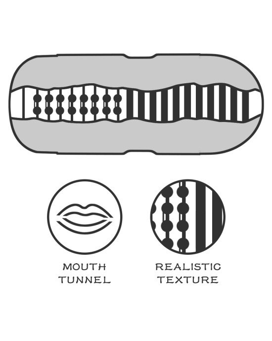 Мастурбатор - Sex In A Can Mouth Stamina Tunnel Мастурбатор - Sex In A Can Mouth Stamina Tunnel