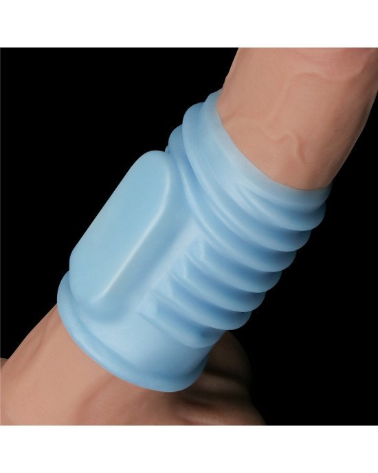 Насадка на член - Vibrating Spiral Knights Ring Blue Насадка на член - Vibrating Spiral Knights Ring Blue