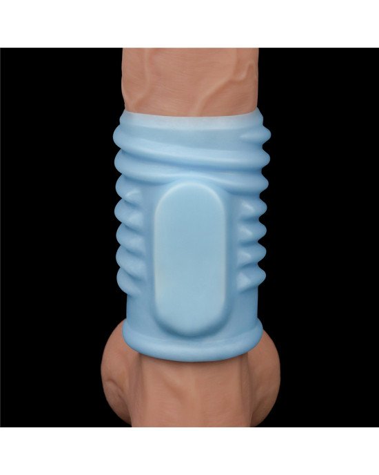 Насадка на член - Vibrating Spiral Knights Ring Blue Насадка на член - Vibrating Spiral Knights Ring Blue