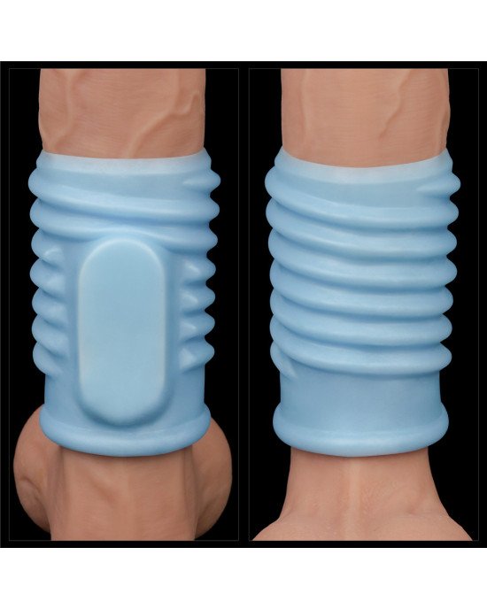 Насадка на член - Vibrating Spiral Knights Ring Blue Насадка на член - Vibrating Spiral Knights Ring Blue