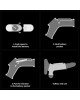Насадка на член - Vibrating Drip Knights Ring With Scrotum Sleeve White Насадка на член - Vibrating Drip Knights Ring With Scrotum Sleeve White