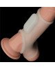 Насадка на член - Vibrating Silk Knights Ring With Scrotum Sleeve White Насадка на член - Vibrating Silk Knights Ring With Scrotum Sleeve White