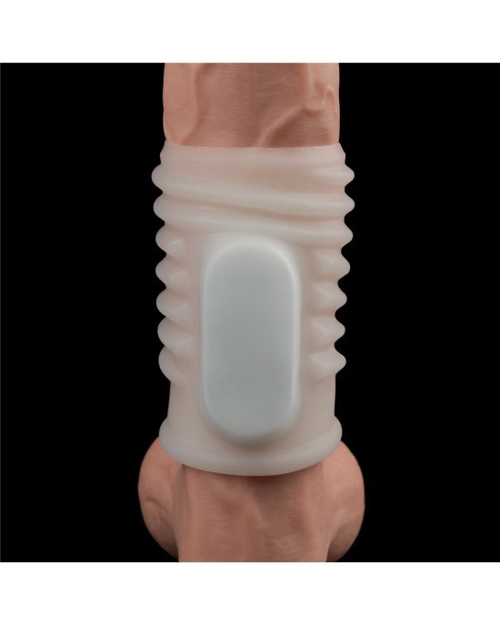 Насадка на член - Vibrating Spiral Knights Ring White Насадка на член - Vibrating Spiral Knights Ring White