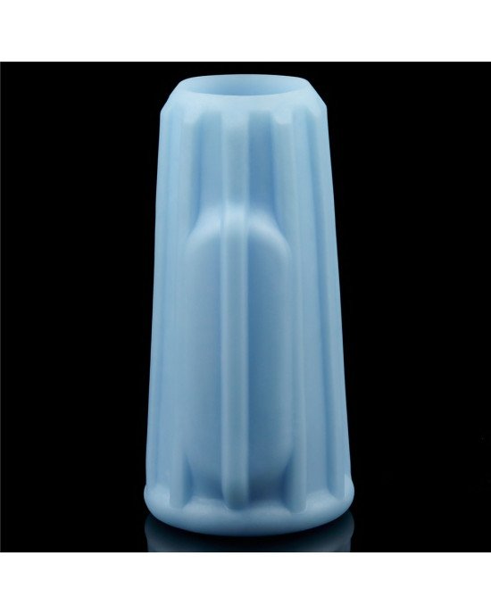 Насадка на член - Vibrating Ridge Knights Ring Blue Насадка на член - Vibrating Ridge Knights Ring Blue