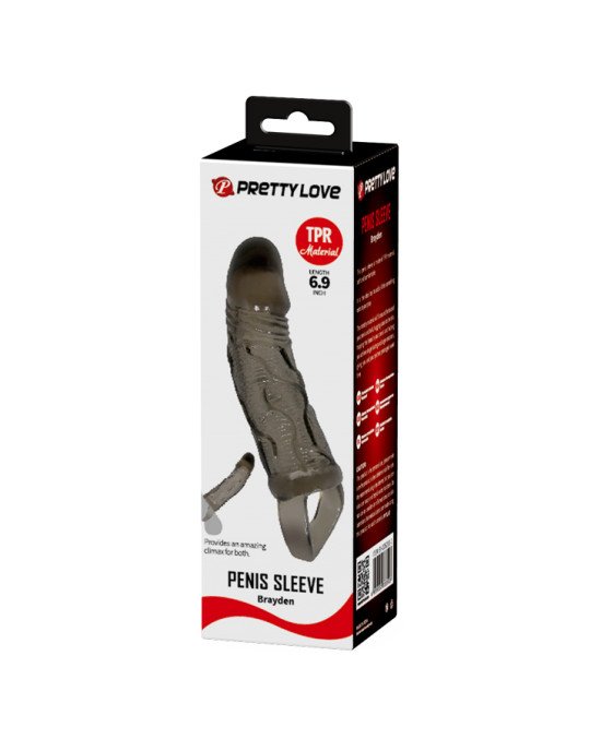 Насадка на член - Pretty Love Brayden Penis Sleeve Black Насадка на член - Pretty Love Brayden Penis Sleeve Black