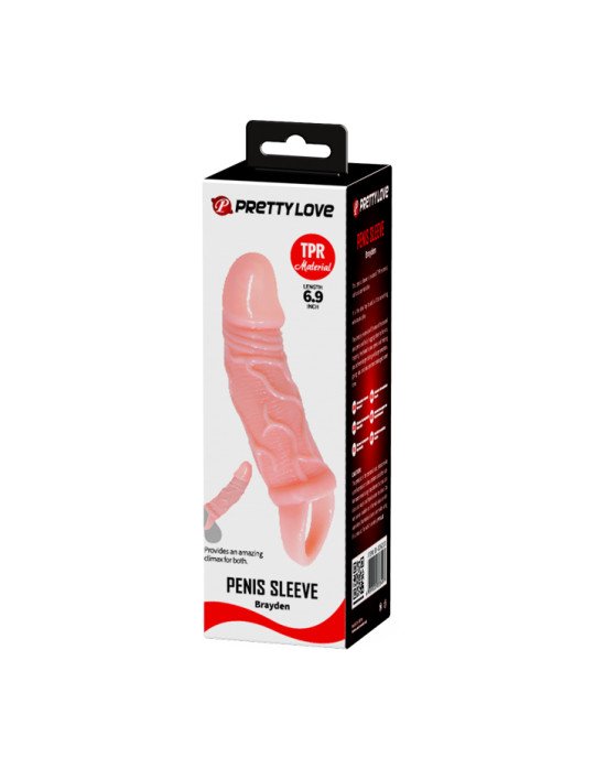 Насадка на член - Pretty Love Brayden Penis Sleeve Flesh Насадка на член - Pretty Love Brayden Penis Sleeve Flesh