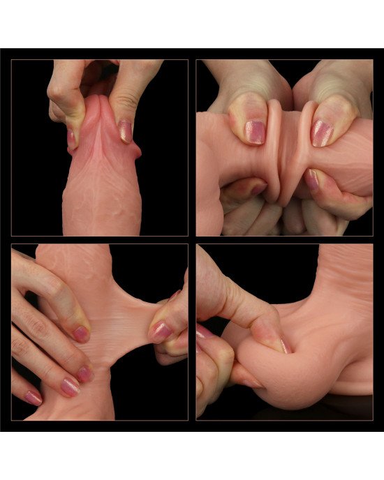 Фалоімітатор - Sliding-Skin Dual Layer Dong 7.8 Фалоімітатор - Sliding-Skin Dual Layer Dong 7.8