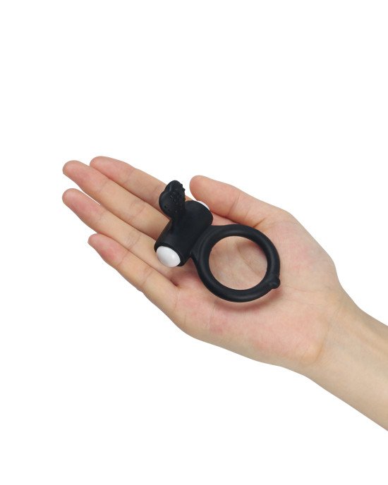 Ерекційне кільце - Power Clit Cockring Heart Black Ерекційне кільце - Power Clit Cockring Heart Black
