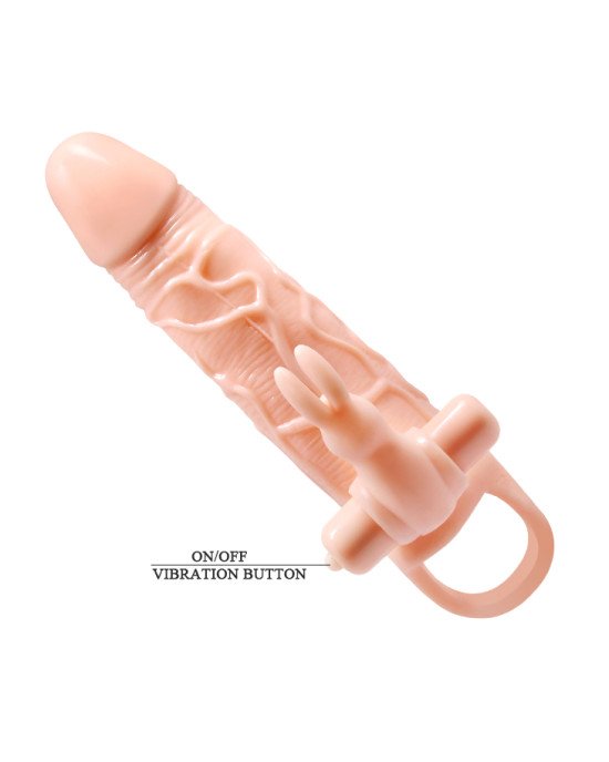 Насадка на член - Pretty Love Brave Man Vibro Extension Vibrating Penis Sleeve Flesh Насадка на член - Pretty Love Brave Man Vibro Extension Vibrating Penis Sleeve Flesh