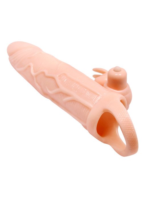 Насадка на член - Pretty Love Brave Man Vibro Extension Vibrating Penis Sleeve Flesh Насадка на член - Pretty Love Brave Man Vibro Extension Vibrating Penis Sleeve Flesh