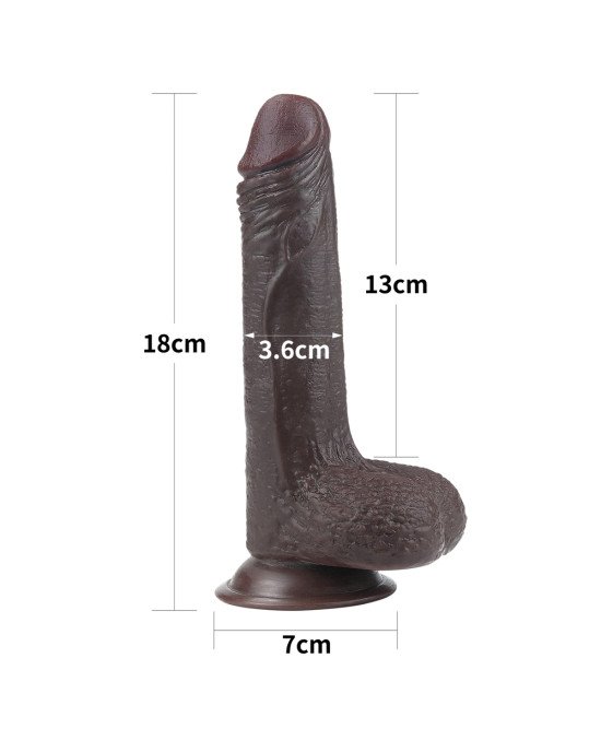 Фалоімітатор - Sliding-Skin Dual Layer Dong 7 Фалоімітатор - Sliding-Skin Dual Layer Dong 7