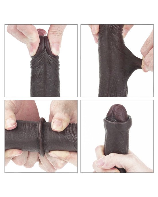 Фалоімітатор - Sliding-Skin Dual Layer Dong 7 Фалоімітатор - Sliding-Skin Dual Layer Dong 7