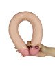 Двосторонній фалоімітатор - King-Sized Realistic Slim Ultra Double Dildo 17