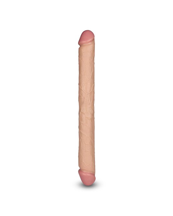 Двосторонній фалоімітатор - King-Sized Realistic Slim Ultra Double Dildo 17