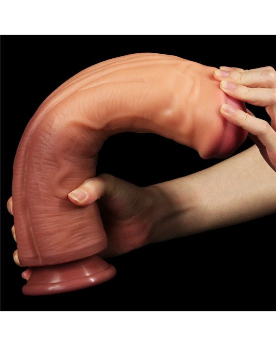 Фалоімітатор - Dual-Layered Silicone Cock 12 Фалоімітатор - Dual-Layered Silicone Cock 12