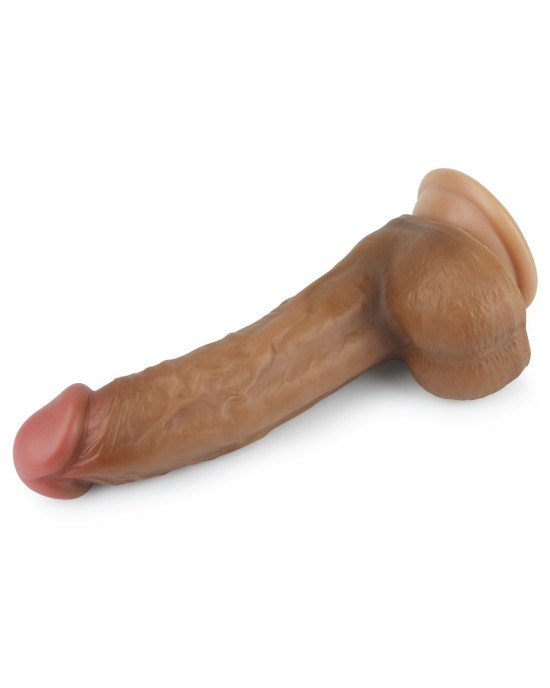 Фалоімітатор - Dual-Layered Silicone Cock 8 Фалоімітатор - Dual-Layered Silicone Cock 8