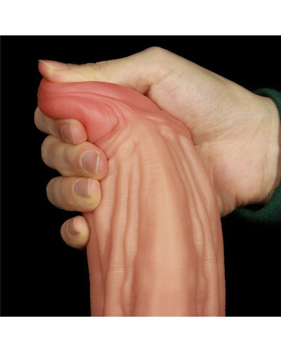 Фалоімітатор - Dual-Layered Silicone Cock 10 Фалоімітатор - Dual-Layered Silicone Cock 10