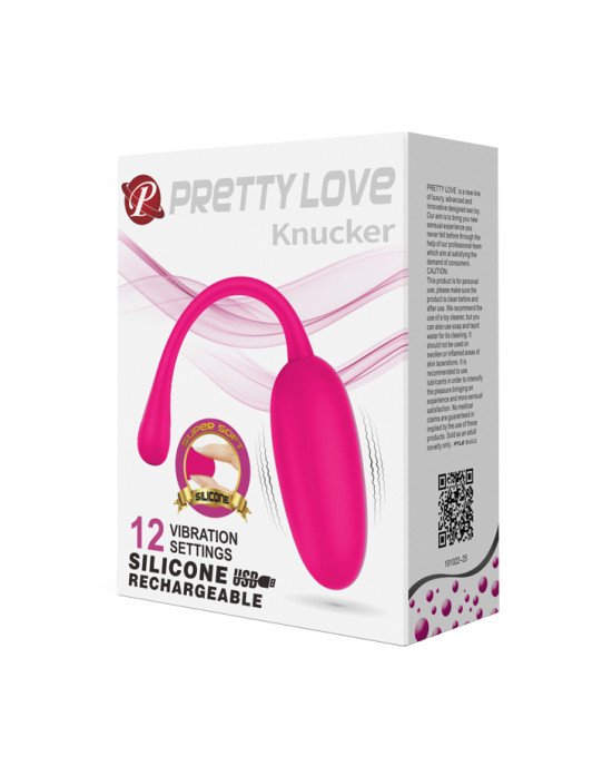 Віброяйце - Pretty Love Knucker Vibrating Egg Magenta Віброяйце - Pretty Love Knucker Vibrating Egg Magenta