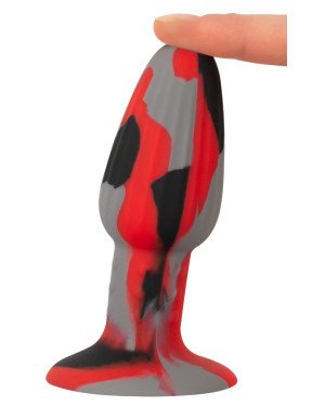 Анальна пробка - Anos Tricolour Butt Plug