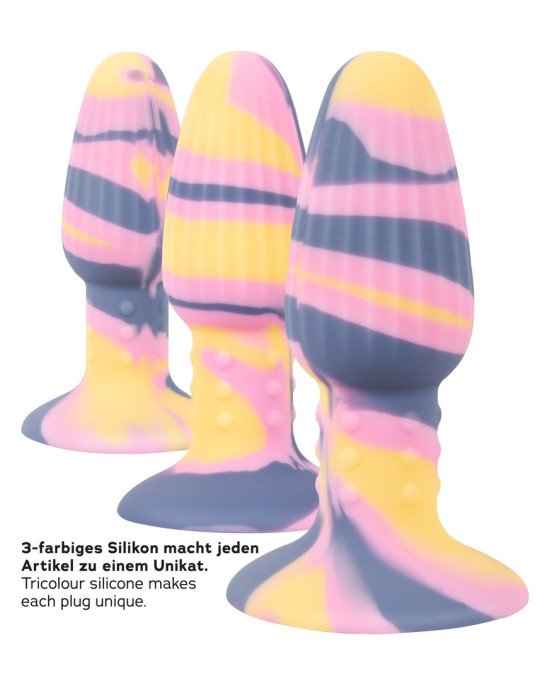 Анальна пробка - Coloгful Joy Triple Colour Butt Plug Анальна пробка - Coloгful Joy Triple Colour Butt Plug
